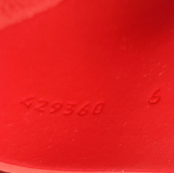 NWT Gucci Women's  Slides Sandals Ghost Hamlet Skull Red Calfskin 429360 6 US - Picture 5 of 14